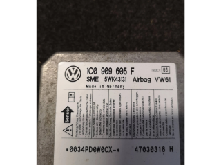 Блок подушек безопасности 1C0909605F, 5WK43131   Skoda Fabia Mk2 (5J)