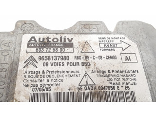 Блок подушек безопасности 9658137980, 603725800   Citroen C4 I