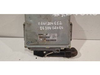 Блок управления двигателя 0261204652, 9630402480 Peugeot 306
