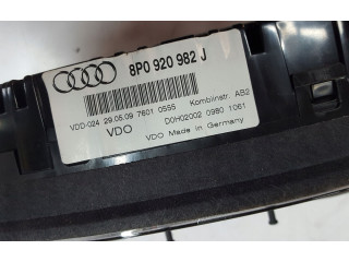 Панель приборов 8P0920982J   Audi A3 S3 A3 Sportback 8P       
