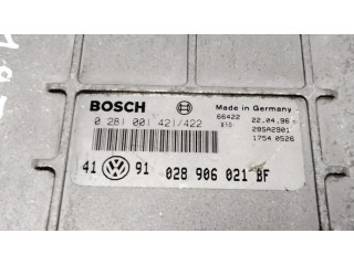 Блок управления двигателя 028906021BF, 66422 Volkswagen Golf III