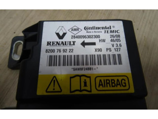 Блок управления надувных подушек 8201163282, 8201163282 Dacia Logan I