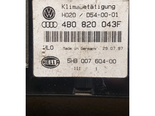 Блок управления климат-контролем 4B0820043F, 5HB00760400 Audi A6 S6 C5 4B