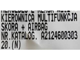 Volant Mercedes-Benz E W212 2011 A2124600303