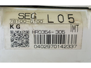 Панель приборов 78100G100, HR0354305 Honda Accord