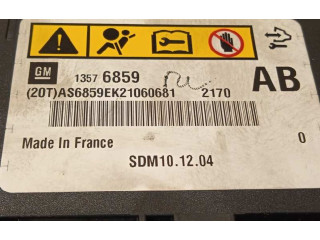 Блок подушек безопасности 13576859 Opel Meriva A