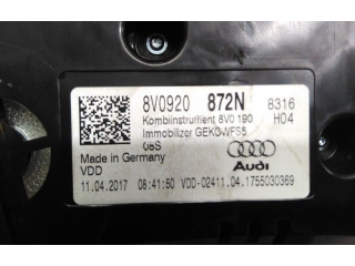 Панель приборов 8V0920861C, 8V0920861C   Audi A3 S3 8V       