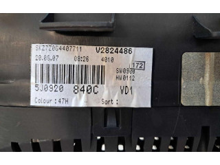 Панель приборов 5J0920801BKD0   Skoda Fabia Mk3 (NJ)       