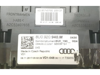 Панель приборов 8U0920940M, 8U0920940M Audi Q3 8U
