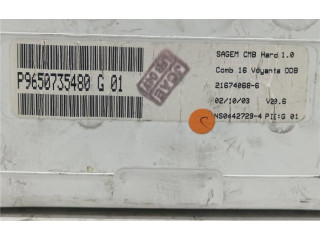 Панель приборов P9650735480G, 0090059 Citroen C2