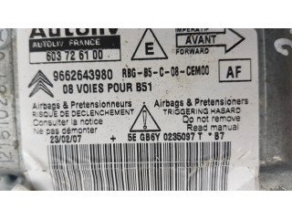 Блок подушек безопасности 603726100, 9662643980   Citroen C4 I
