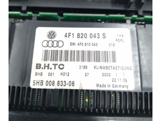 Блок управления климат-контролем 4F1820043S, 4F0910043 Audi A6 S6 C6 4F