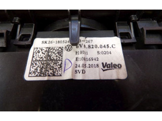 Блок управления климат-контролем 6V0820045C, 6V0820045C Skoda Fabia Mk2 (5J)