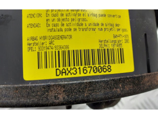 Подушка безопасности водителя 93319474   Opel Meriva A