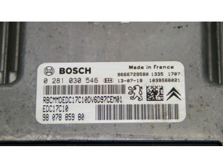Блок управления двигателя 9807885980 Peugeot 2008 I