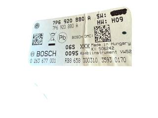 Přístrojová deska Volkswagen Touareg II 2012 7P6920880A, 0263677001