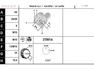 Масляный насос  H4B_408 233000557R  Renault Clio IV 