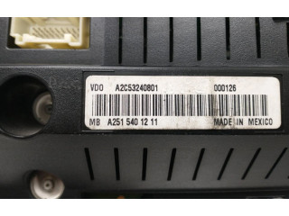 Панель приборов A2515401211, A2C53240801 Mercedes-Benz R W251