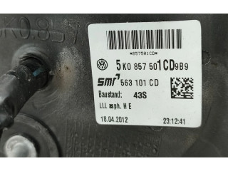 Поршень Зеркало (управляемое электричеством) 5K0857501, 6PINOS Volkswagen Golf VI