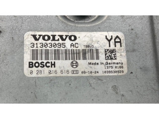 Блок управления двигателя 31303095AC, 0281016616 Volvo V70