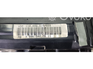 Přístrojová deska Mercedes-Benz CLK A208 C208 2000 A2085404611, 110008915