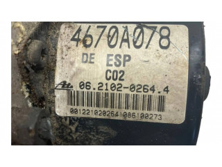 Блок АБС 4670A078, 06210202644 Mitsubishi Grandis