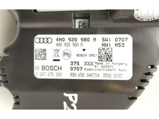 Přístrojová deska  Audi A8 S8 D4 4H 2015 4H0920980M, P228  