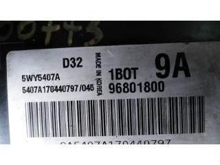 Блок управления двигателя 96801800, 5WY5407A   Chevrolet Matiz