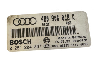 Блок управления двигателя 4B0907401AE, 0281010496   Audi A6 S6 C5 4B
