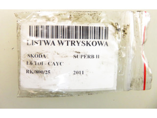 Топливная рампа 03L130089B, 5WS40730   Skoda Superb B6 (3T)   для двигателя CAYC