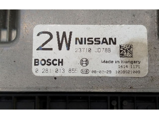 Řídící jednotka 23710JD78B, 0281013855 Nissan Qashqai+2 2008