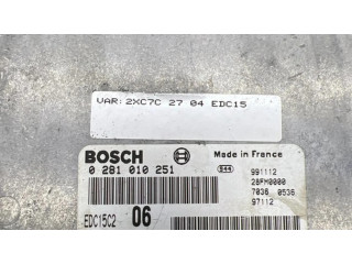 Řídící jednotka 9636254880, EDC15C2   Citroen Xantia 2000