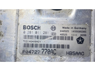 Řídící jednotka P04727770AC, 1039S05385 Chrysler Grand Voyager IV 2004