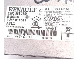 Блок подушек безопасности 8200563369, 0285001511 Renault Clio III