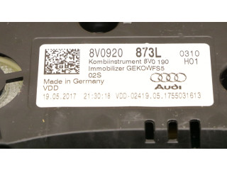 Панель приборов 8V0920873L, 8V0920873L Audi A3 S3 8V