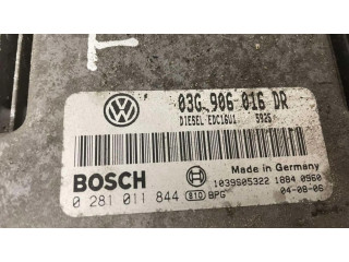 Блок управления двигателя 03G906016DR, 0281011844 Volkswagen Touran I