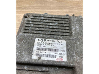 Блок управления двигателем Блок управления 55194018, YU Opel Combo C