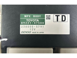 Pojistková skříňka 89221-47500, 238000-5791 Toyota Prius+ (ZVW40) 2017