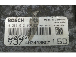 Блок управления двигателя 0281012966, 55205067   Alfa Romeo GT