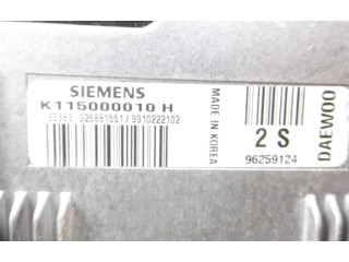 Блок управления двигателем Блок управления 96259124, 96259124   Chevrolet Matiz