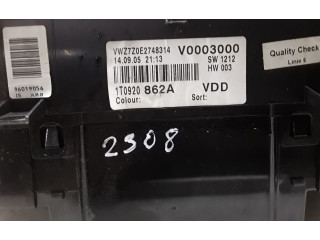 Панель приборов 1T0920862A Volkswagen Touran I