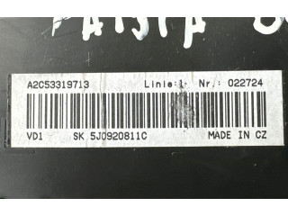 Панель приборов 5J0920811C, A2C53319713 Skoda Fabia Mk2 (5J)