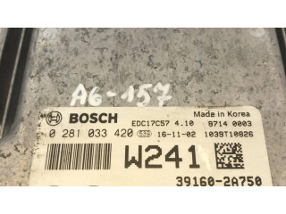 Řídící jednotka 391602A750, 0281033420 KIA Soul 2017