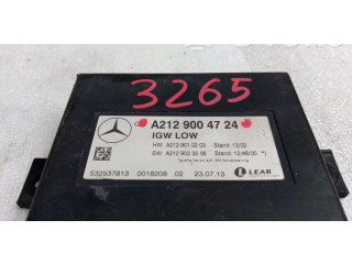 Řídící jednotka A2129004724 Mercedes-Benz E W212 2013