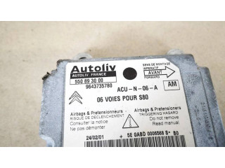 Блок подушек безопасности 9643735780, 550893000   Citroen Saxo