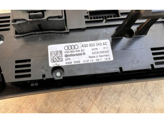 Блок управления климат-контролем 4G0820043AC, 4G0407242D   Audi A6 S6 C7 4G
