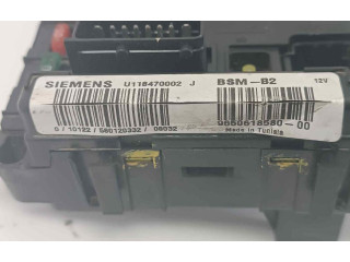 Pojistková skříňka Řídící jednotka BSM U118470002J, 965061858000   Citroen Berlingo 2002