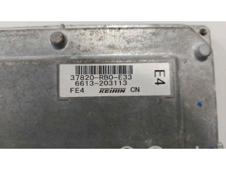 Блок управления двигателем Блок управления 37820RB0E33   Honda Jazz
