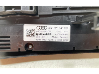 Блок управления климат-контролем 4G0820043CD, 4G0820043CD   Audi A6 S6 C7 4G