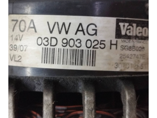 Генератор 03D903025H, 2542747E Skoda Fabia Mk2 (5J)